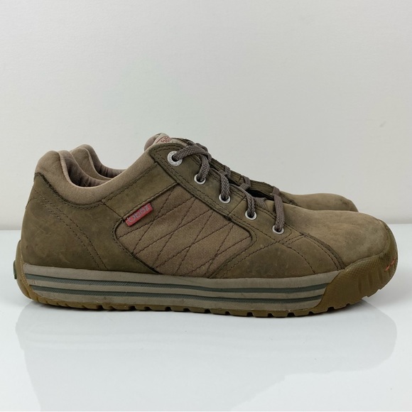 Oboz Shoes Oboz Mens Mendenhall Low Brown Leather Lifestyle Hiking